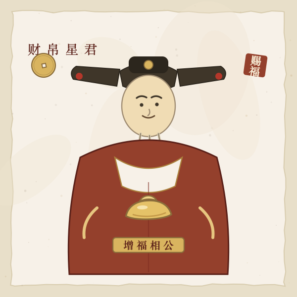 文财神李诡祖财帛星君画像