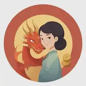 属龙女命中注定的丈夫是个有钱人，龙女命中注定的丈夫