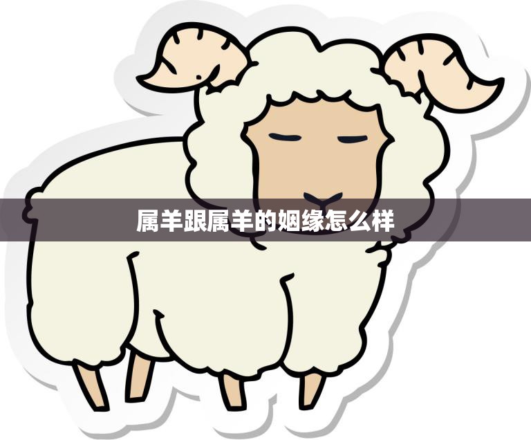 属羊跟属羊的姻缘怎么样(解析属羊配对的优缺点)