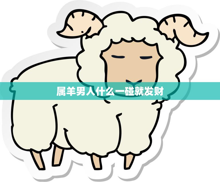 属羊男人什么一碰就发财(揭秘财富密码)