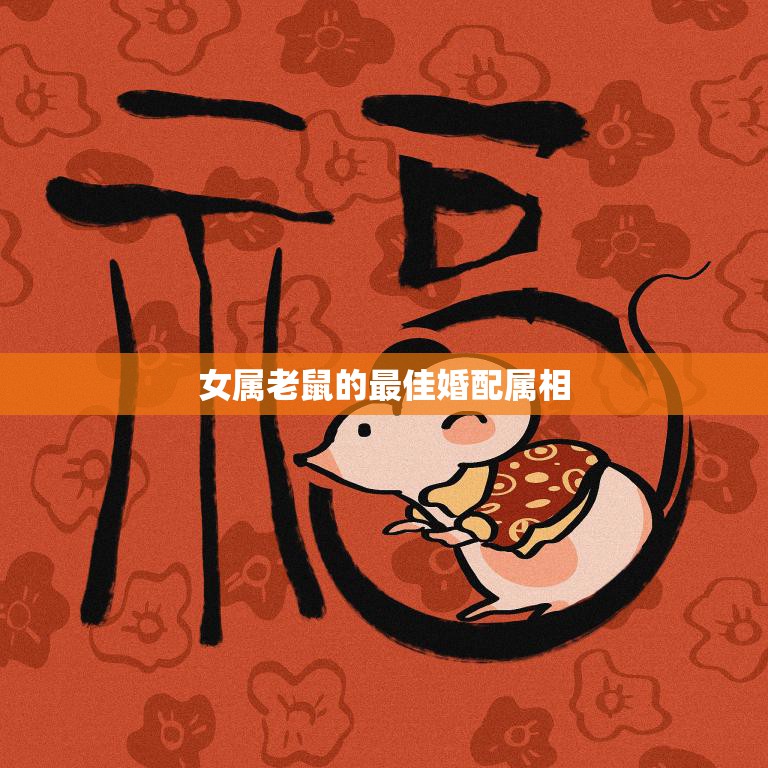 女属老鼠的最佳婚配属相(如何选择)